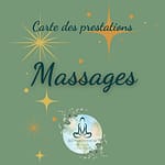 Carte des prestations de massage