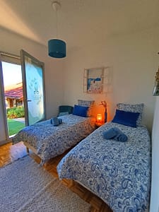 Chambre d'hôtes version deux lits simples