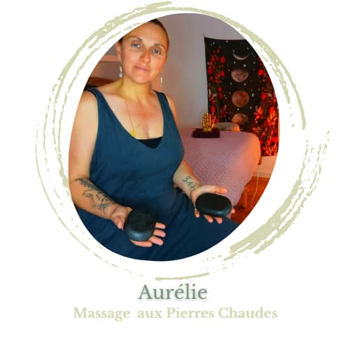 Massages aux Pierres chaudes avec Aurélie Mattiato