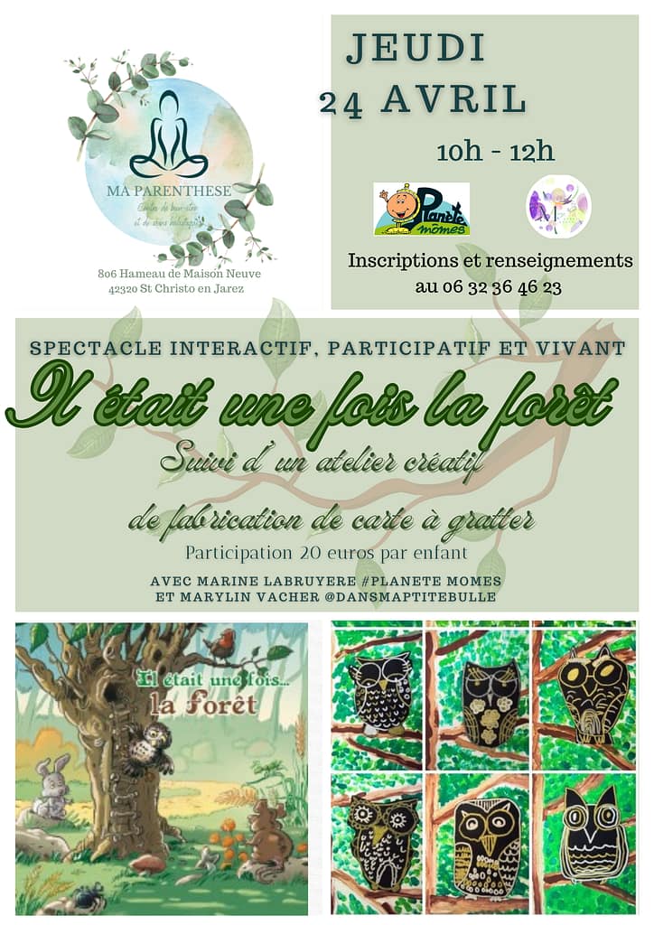 Spectacle interactif enfant et atelier créatif