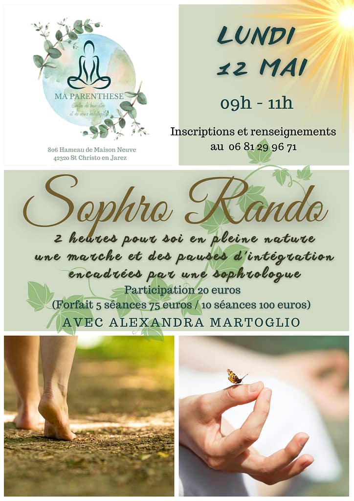 Sophro rando 12 mai
