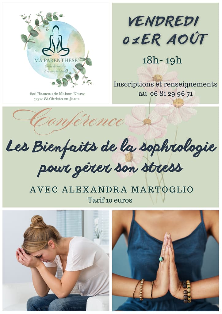 Conférence sur les bienfaits de la sophrologie sur le stress
