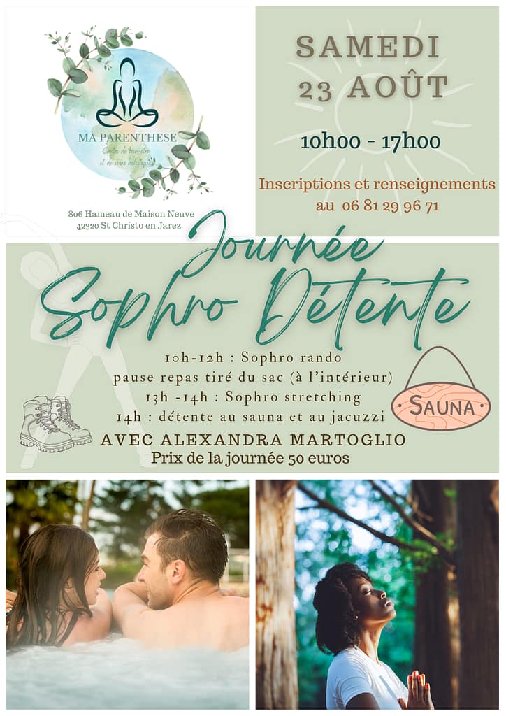 Journée sophro détente 23 août
