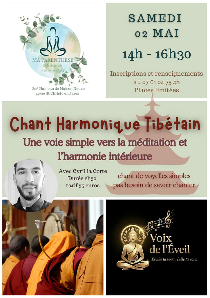 Chant harmonique tibétain 2 mai