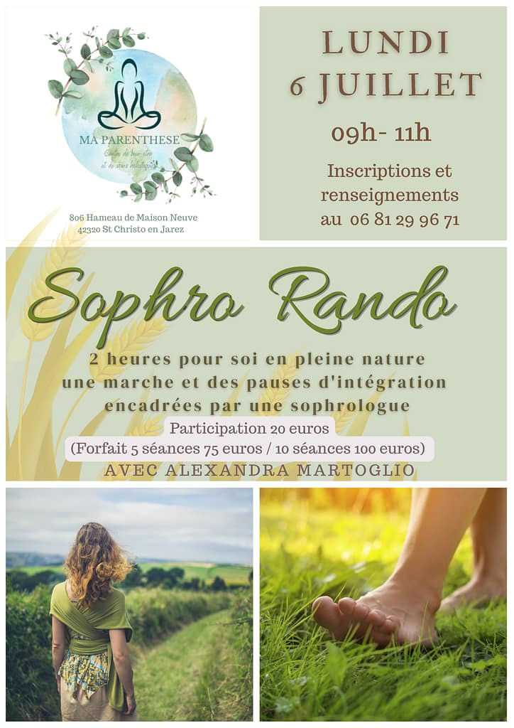 Sophro randonnée avec une sophrologue certifiée