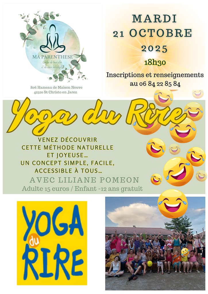 Yoga du rire 21 octobre